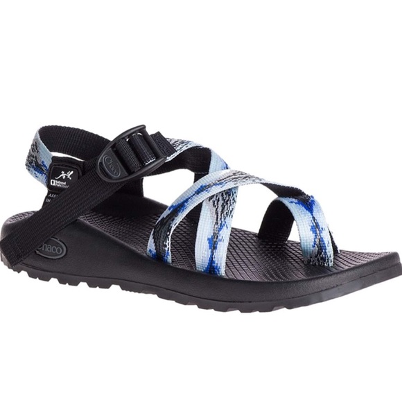glacier black chacos